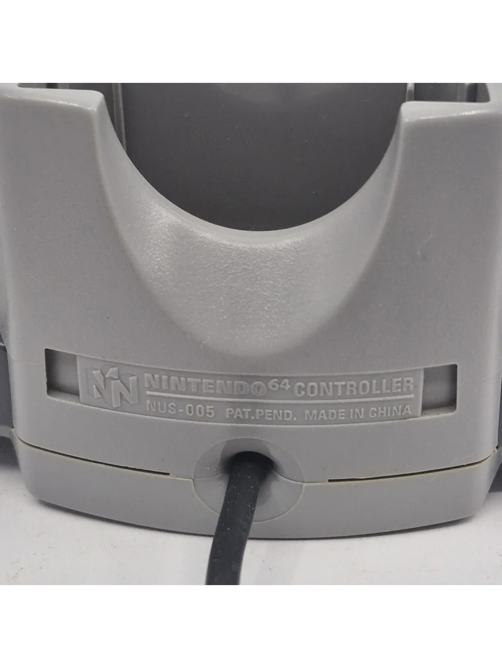 Nintendo 64 Controller N64 Wired OEM Authentic Joystick NUS-005 Gray - TESTED!